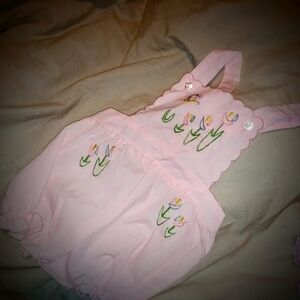 Cradle Togs Pink Baby Romper
